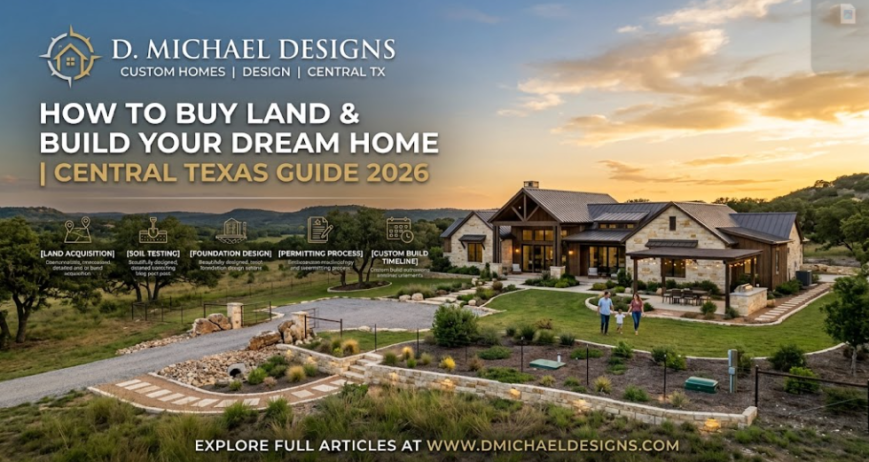build a custom home in Central Texas
