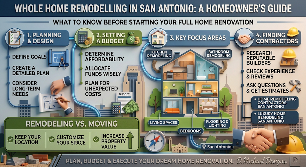 Whole Home Remodeling in San Antonio